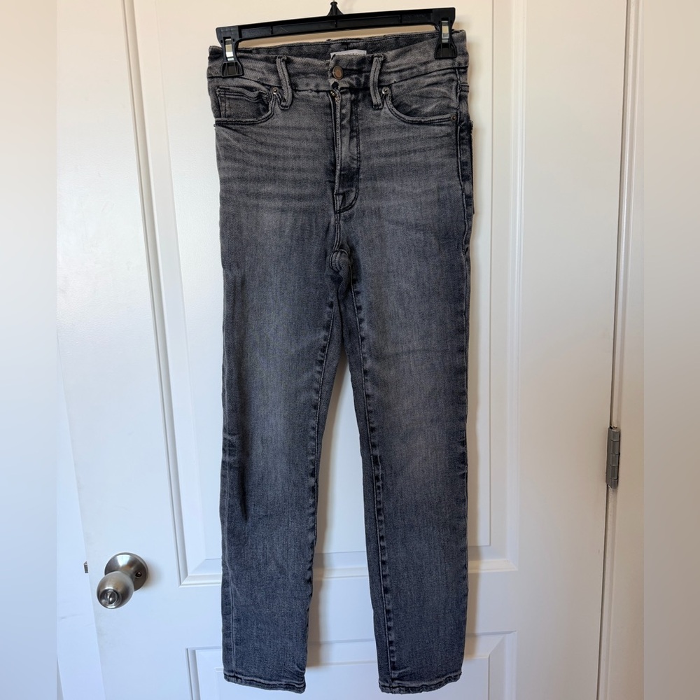 Good American Washed Black Jeans